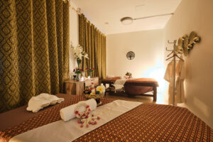 Entspannender Spa Raum für Thai Massage bei AYAY Thai Wellness & Massage